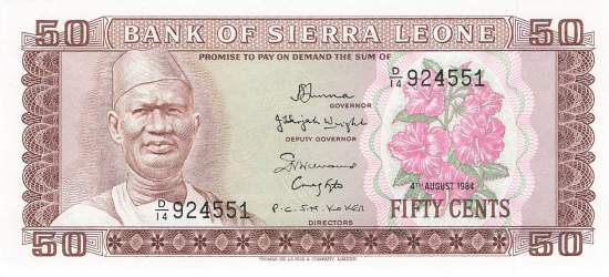 Sierra Leone p4e 50 Cent